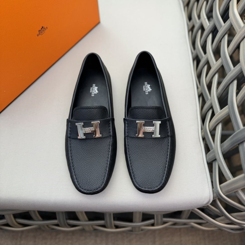 H**mes leather shoes
